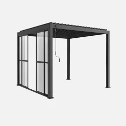 Schiebetür 3m für Pergola Triomphe 3x3m V2 3x4m 3x6m