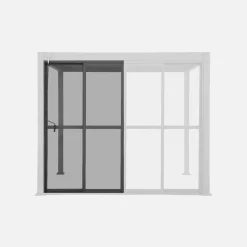 Schiebetür 3m für Pergola Triomphe 3x3m V2 3x4m 3x6m