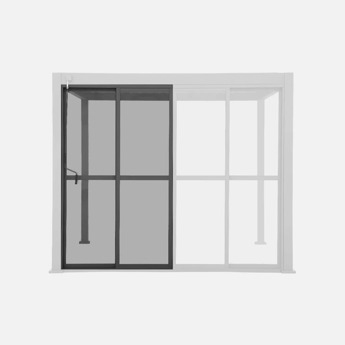 Schiebetür 3m für Pergola Triomphe 3x3m V2 3x4m 3x6m