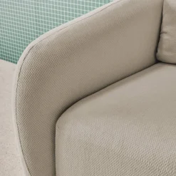 Schlafsofa 3 Plätze Chenille-Stoff