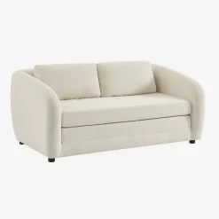 Schlafsofa 2 Plätze Chenille-Stoff
