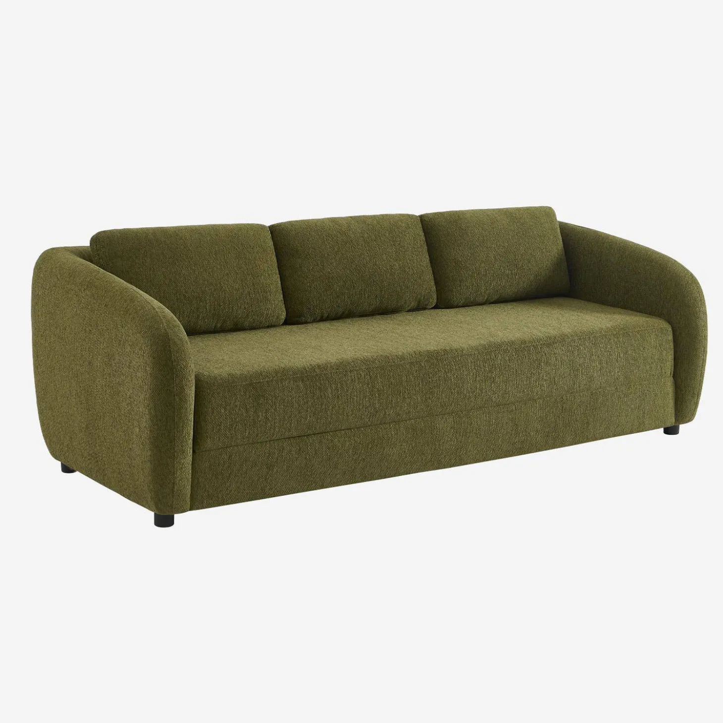 Schlafsofa 3 Plätze Chenille-Stoff