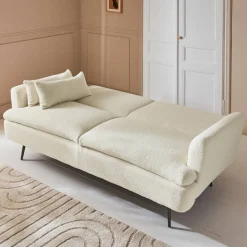 Schlafsofa 2-3 Sitzer mit Bouclé-Bezug