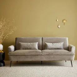 Schlafsofa 2-3-Sitzer mit Samtbezug