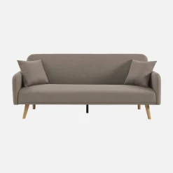 Schlafsofa 2-3 Sitzer, Stoffbezug, Füße aus Hevea-Holz