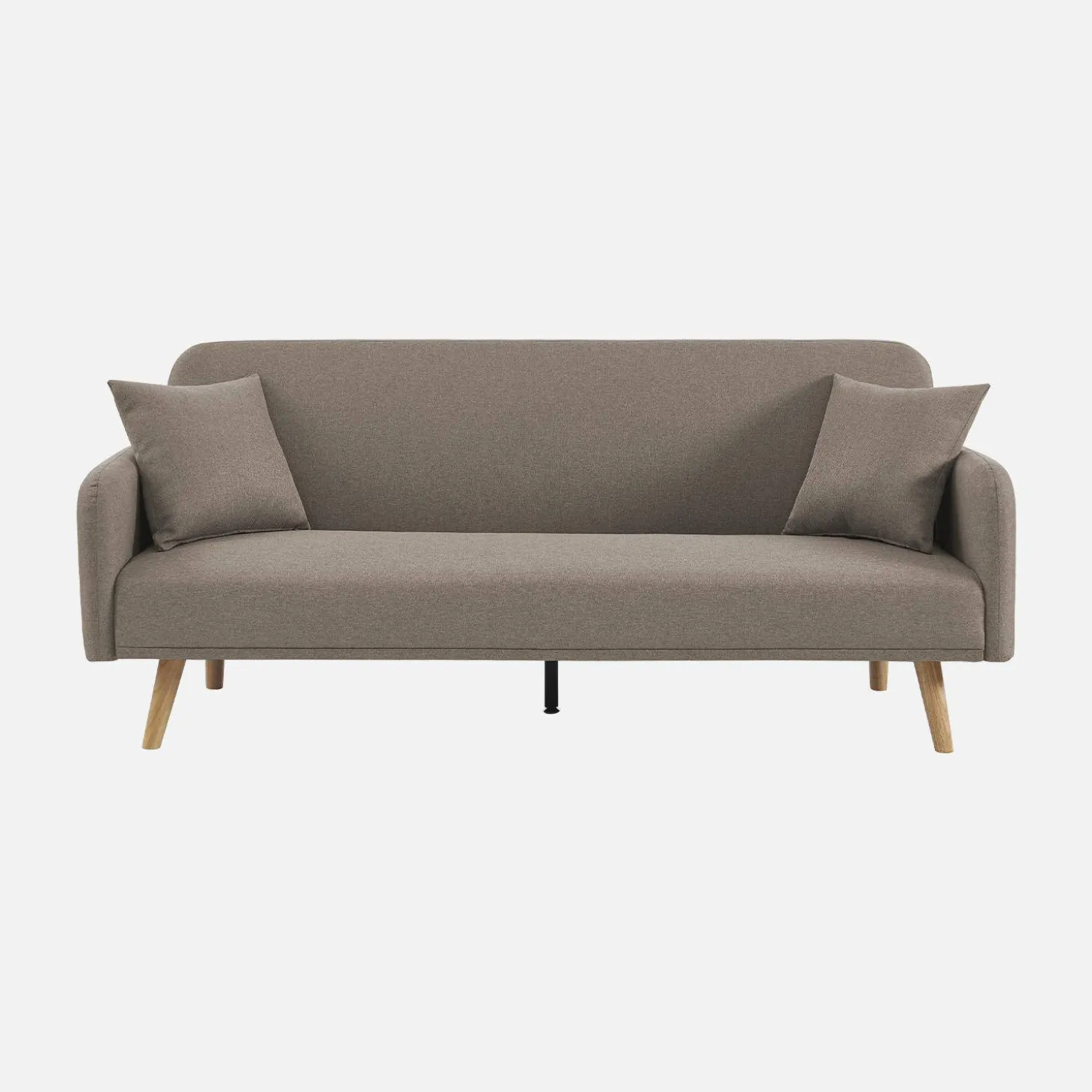 Schlafsofa 2-3 Sitzer, Stoffbezug, Füße aus Hevea-Holz