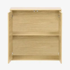 Schrank Aufbewahrungsmodul Holzdekor 2 Türen 70cm
