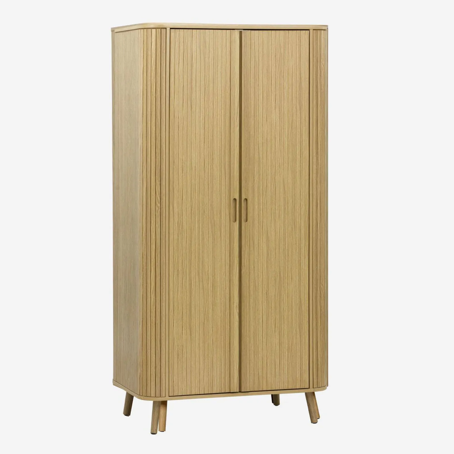 Schrank Holzlook mit Regal und Kleiderstange