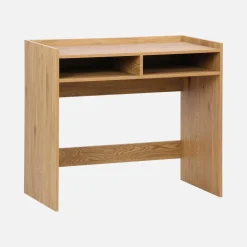 Schreibtisch Holzdekor mit 2 Ablagen