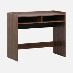 Schreibtisch Holzdekor mit 2 Ablagen