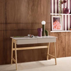 Schreibtisch Holzdekor 2 Schubladen