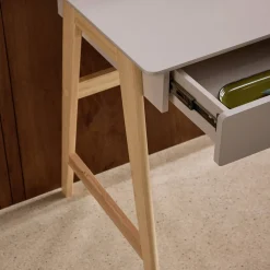 Schreibtisch Holzdekor 2 Schubladen
