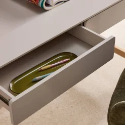 Schreibtisch Holzdekor 2 Schubladen