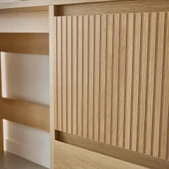 Schreibtisch mit 2 Schubladen im skandinavischen Stil