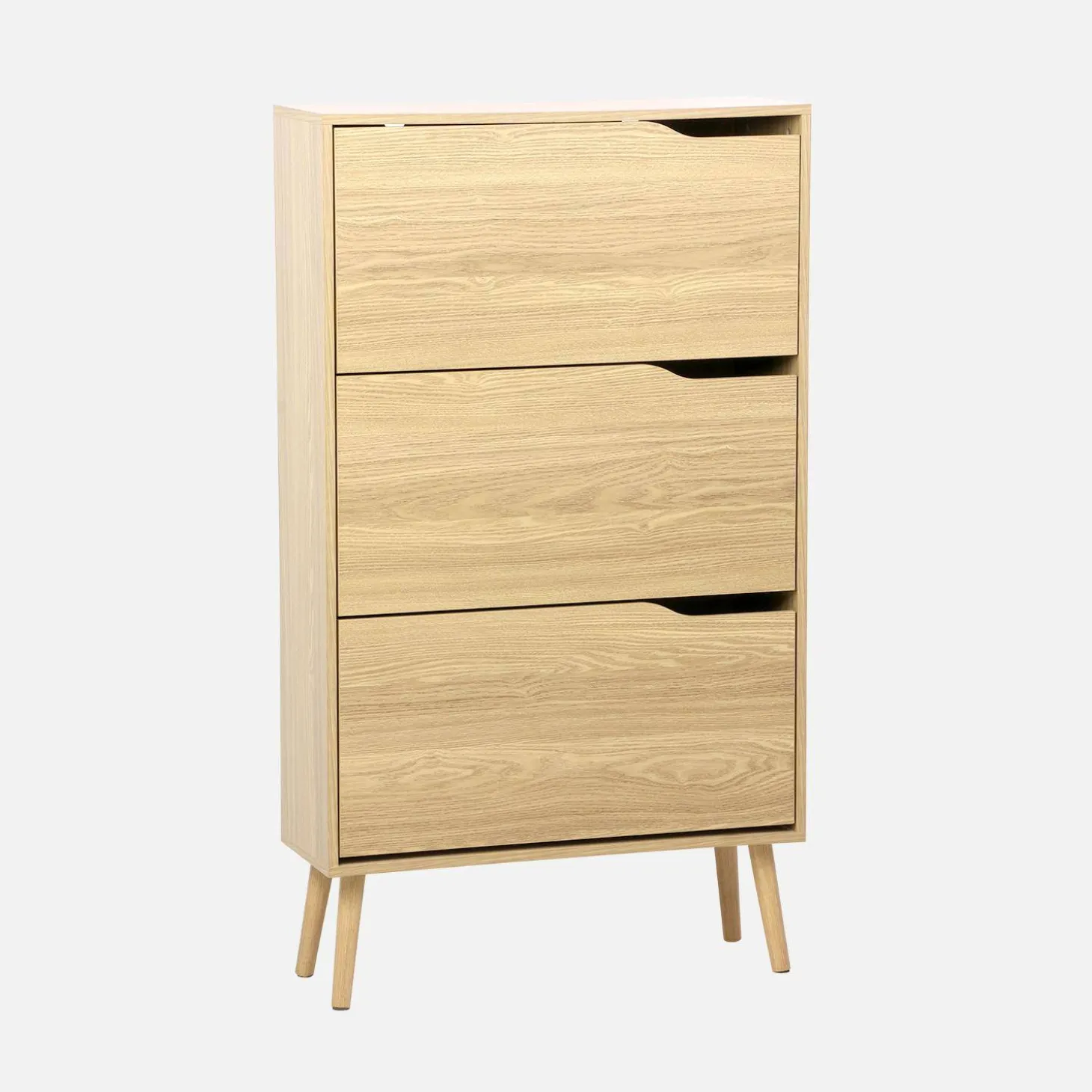Schuhschrank Holzdekor 3 Klapptüren