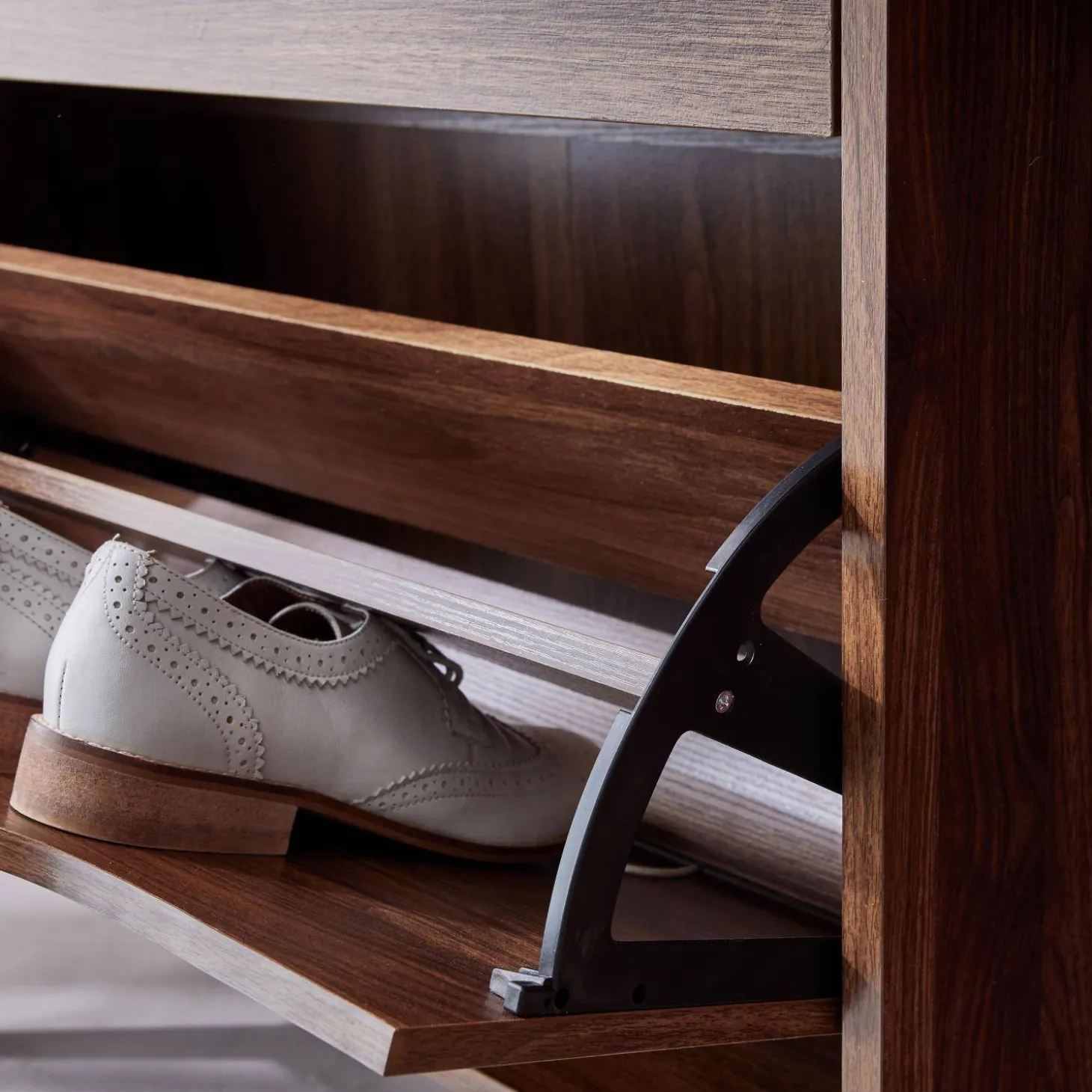Schuhschrank Holzdekor 3 Klapptüren