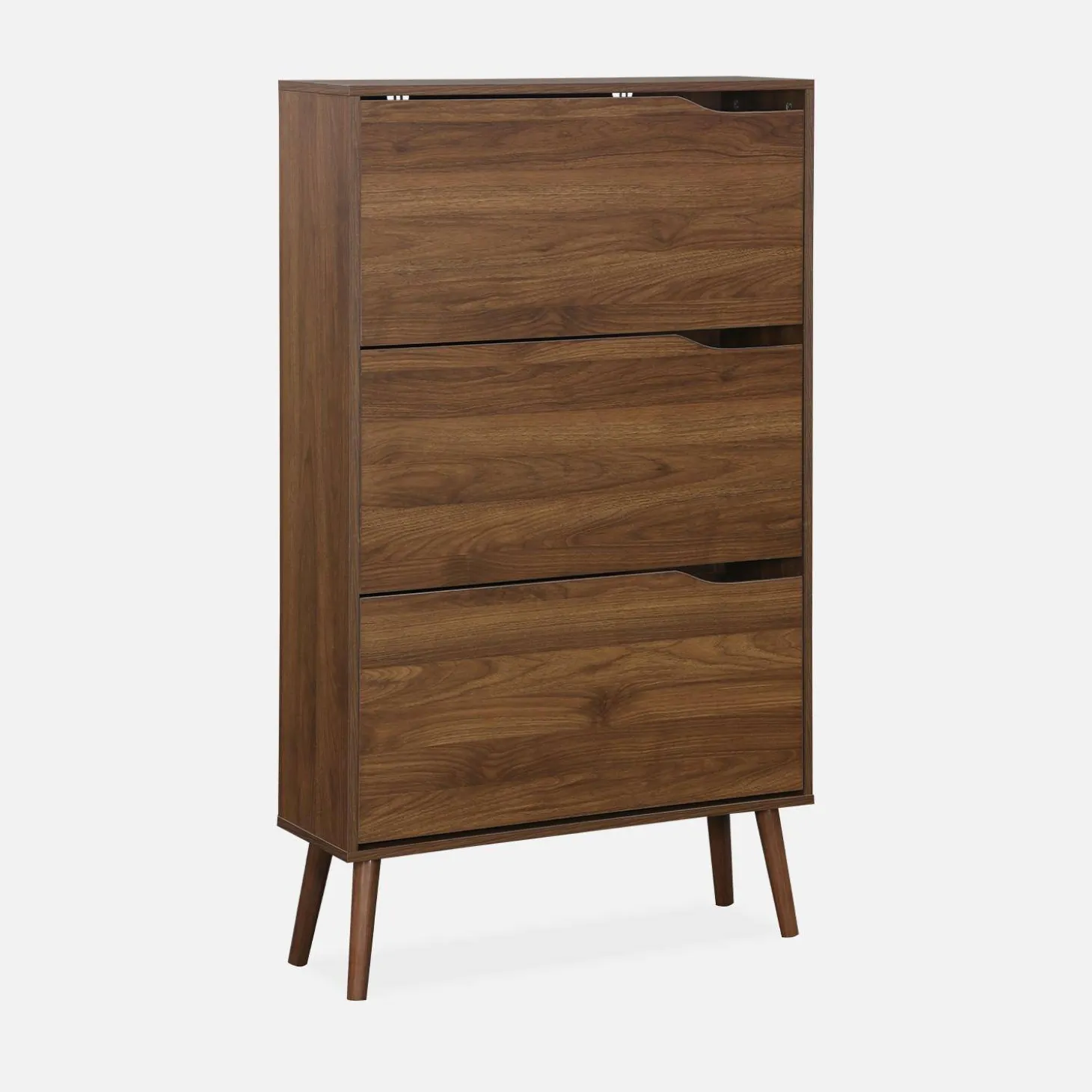 Schuhschrank Holzdekor 3 Klapptüren