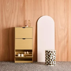 Schuhschrank Holzdekor 3 Schubladen