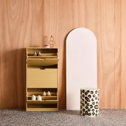 Schuhschrank Holzdekor 3 Schubladen
