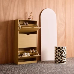 Schuhschrank Holzdekor 3 Schubladen