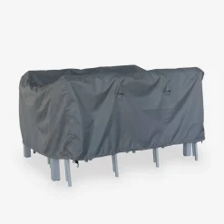 Schutzhülle dunkelgraues Polyester für Gartentische