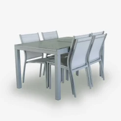 Schutzhülle dunkelgraues Polyester für Gartentische