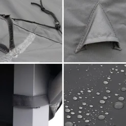 Schutzhülle für 8-er Set stapelbare Stühle/Sessel