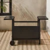 Servierwagen für Plancha Porthos 4 Brenner