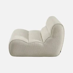 Sessel mit Chenille-Bezug 1-Sitzer