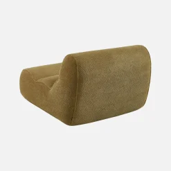 Sessel mit Chenille-Bezug 1-Sitzer