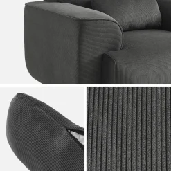 Sessel mit Cordbezug
