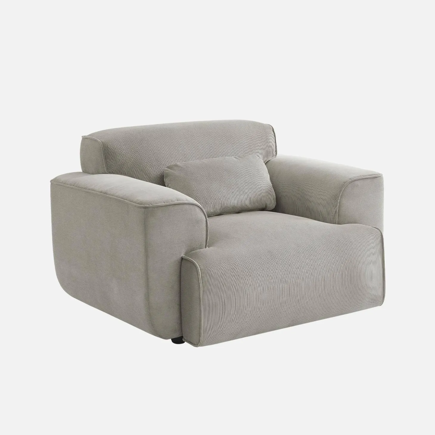 Sessel mit Cordbezug