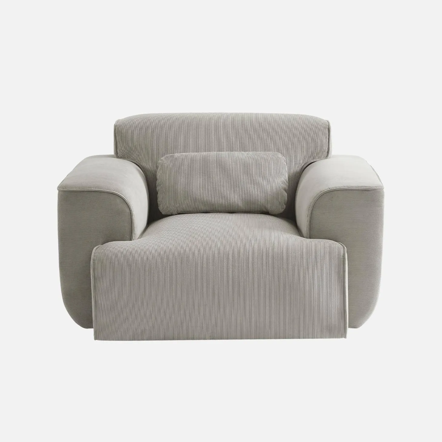 Sessel mit Cordbezug