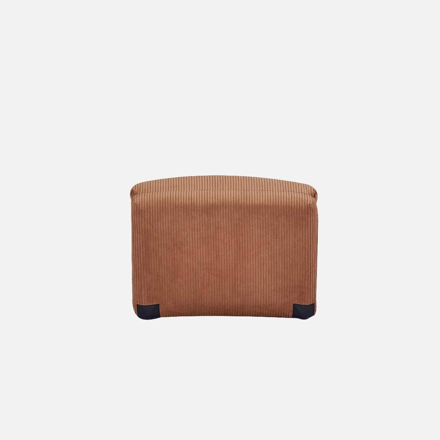Sessel mit Schlaffunktion und breit geripptem Cordbezug