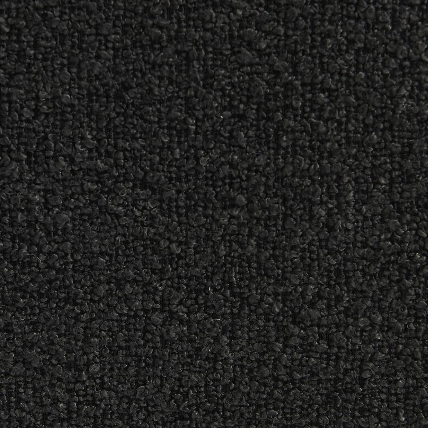 Sessel mit strukturiertem Bouclébezug + Hocker
