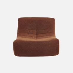 Sessel mit strukturiertem Bouclé-Bezug, 1 Sitzer