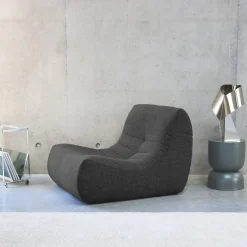 Sessel mit strukturiertem Bouclé-Bezug, 1 Sitzer