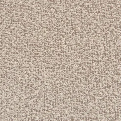 Sessel mit strukturiertem Bouclé-Bezug und Hocker