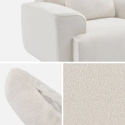 Sessel mit Teddy Bouclé-Bezug