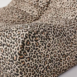 Sessel ohne Armlehne Bezug mit Leopardenmuster