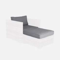 Set Kissenbezüge in für das Set Sessel + Fußhocker