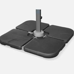 Set mit 4 Ballastplatten (50 x 50cm) für Sonnenschirm