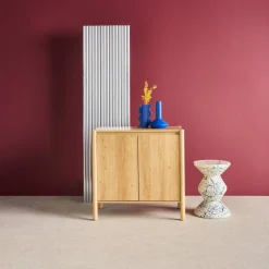 Sideboard Holzdekor 2 Türen 80 cm
