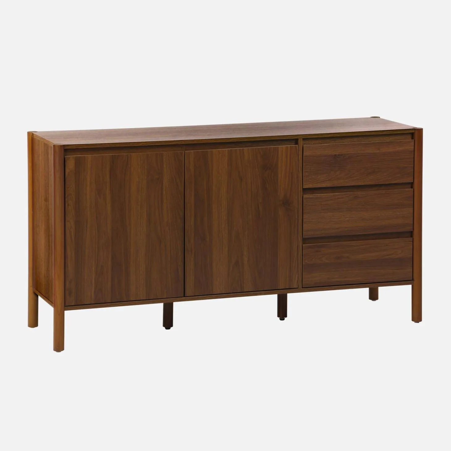 Sideboard Holzdekor 2 Türen 3 Schubladen 150 cm