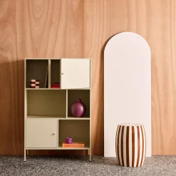 Sideboard, industrielles Aufbewahrungsmöbel aus Stahl mit 6 Stauräumen