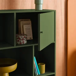 Sideboard, industrielles Aufbewahrungsmöbel aus Stahl mit 6 Stauräumen