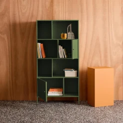 Sideboard, industrielles Aufbewahrungsmöbel aus Stahl mit 8 Stauräumen
