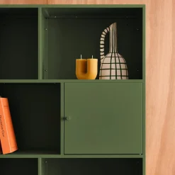 Sideboard, industrielles Aufbewahrungsmöbel aus Stahl mit 8 Stauräumen
