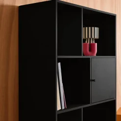 Sideboard, industrielles Aufbewahrungsmöbel aus Stahl mit 8 Stauräumen