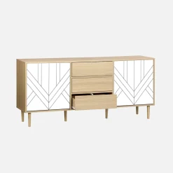 Sideboard in Holzoptik mit 2 Türen 160 cm